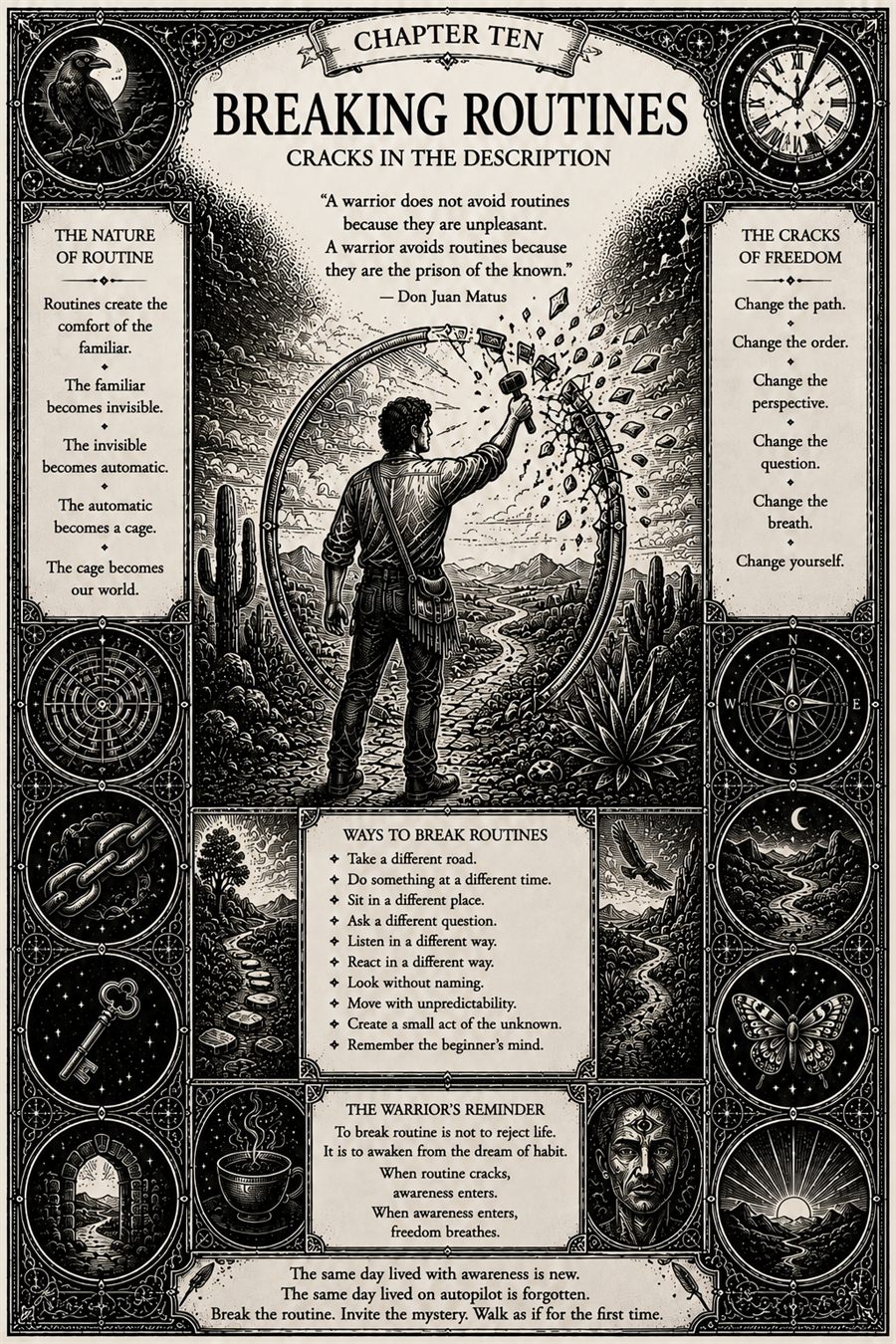 Breaking Routines chapter plate