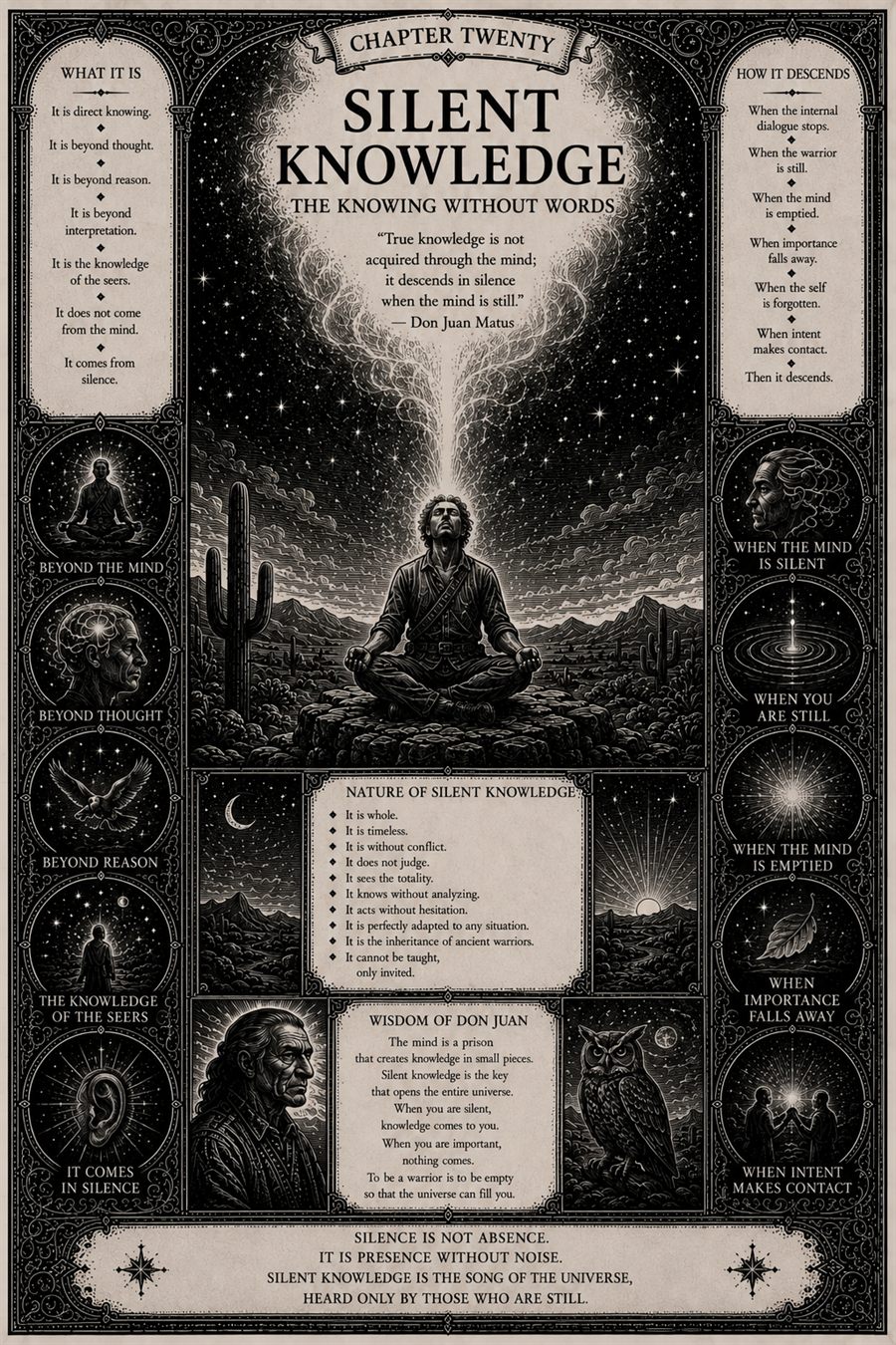 Silent Knowledge chapter plate