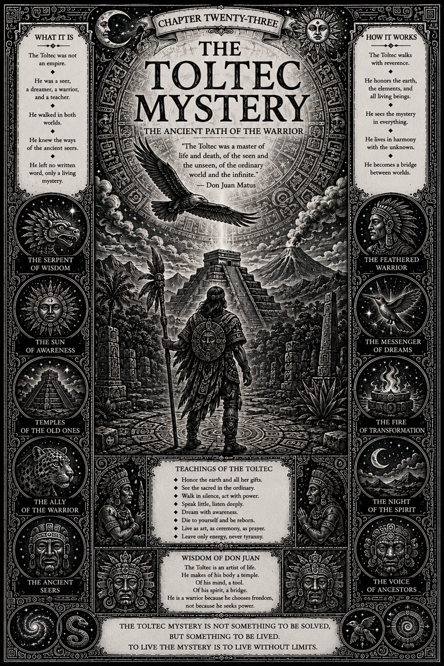 The Toltec Mystery chapter plate