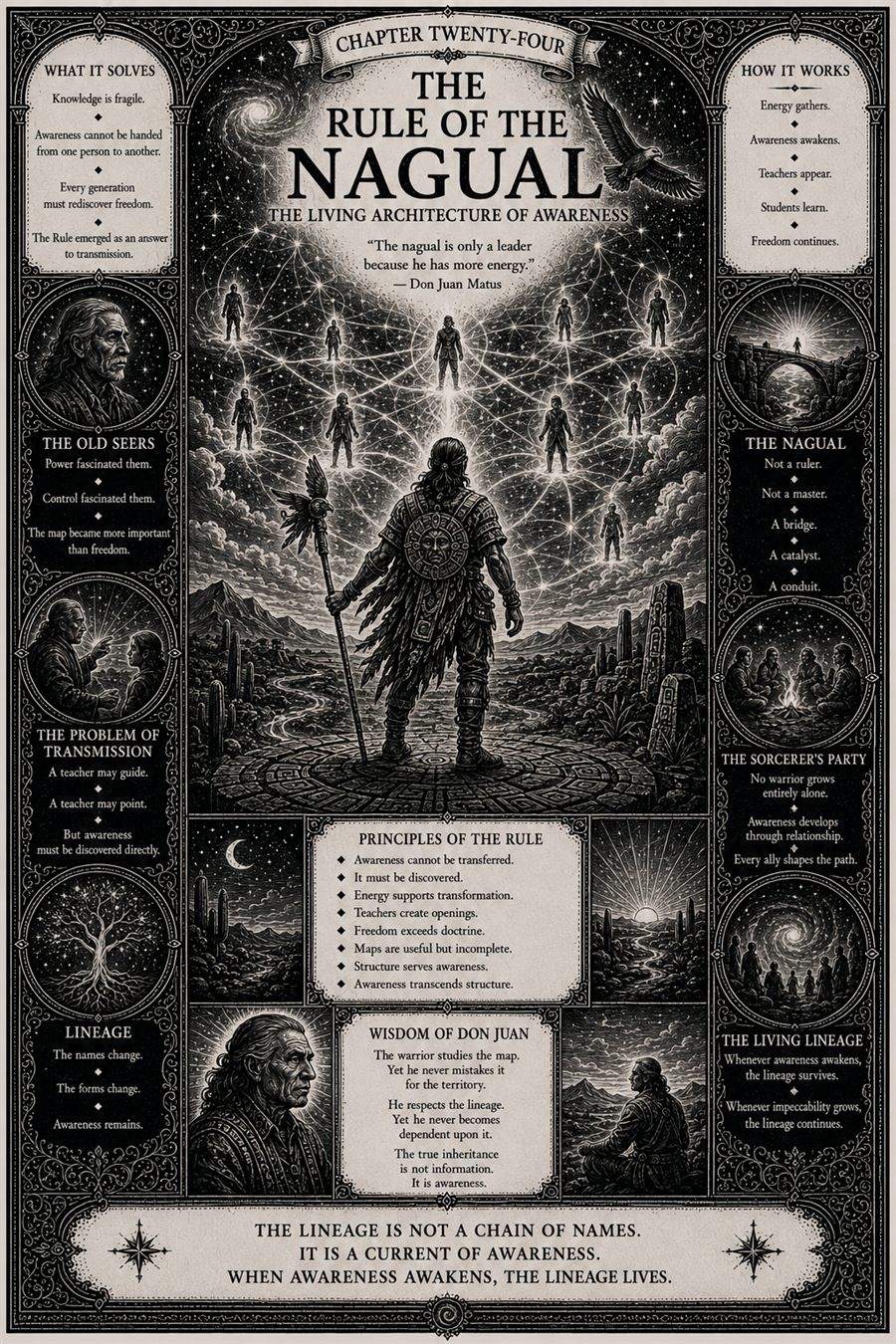 The Rule of the Nagual chapter plate