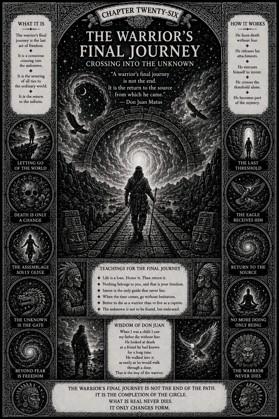 The Warrior's Final Journey chapter plate