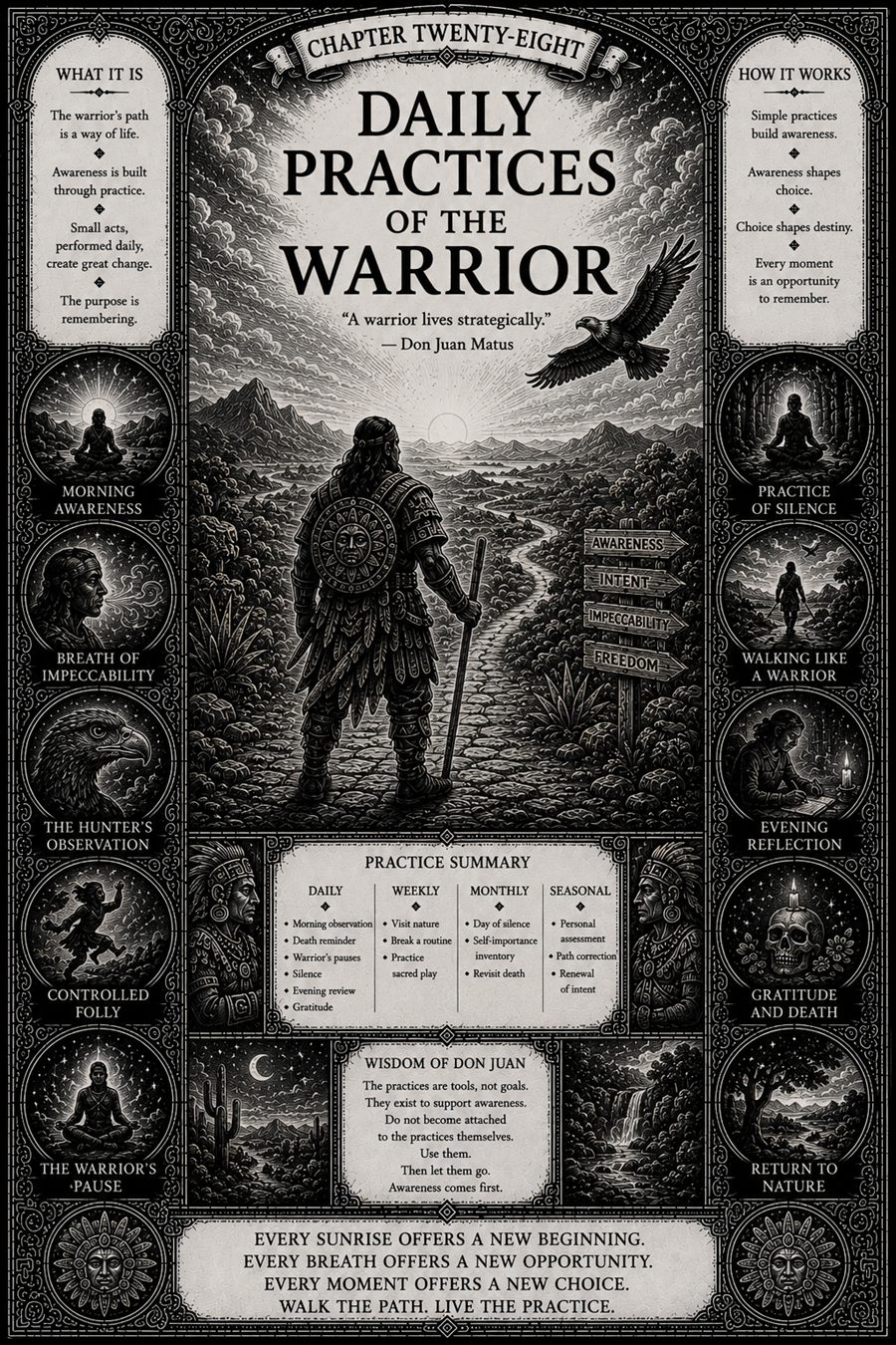 Daily Practices of the Warrior chapter plate