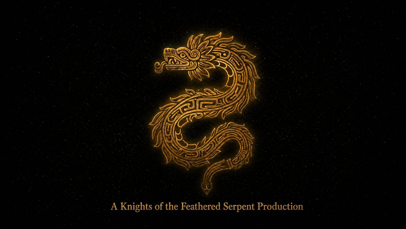 Gold feathered serpent production mark